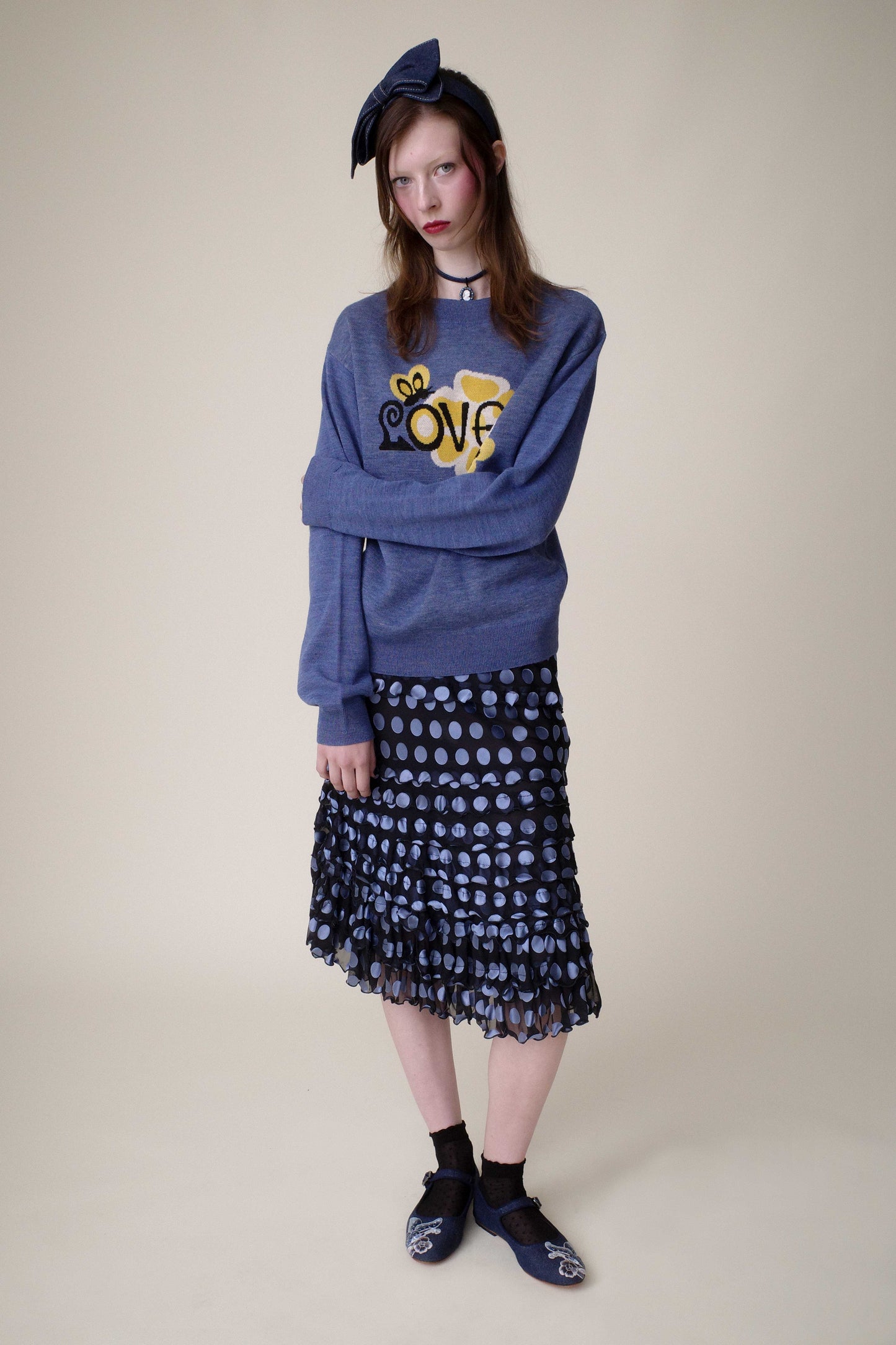 Knitwear Love Sweater Cornflower