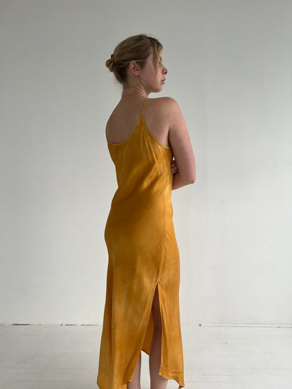 Vintage Silk Halter Dress