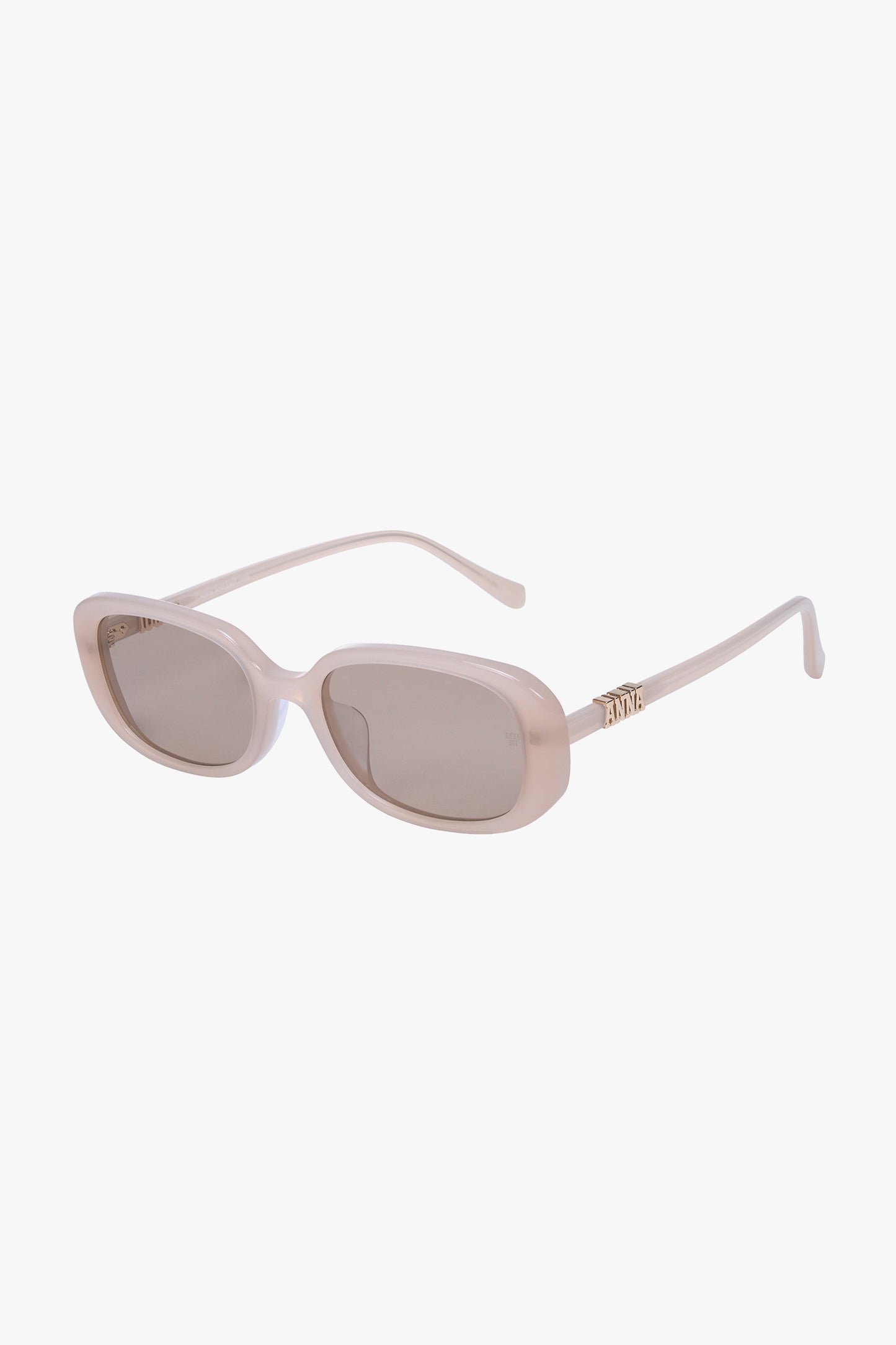 Anna Sui Classic Square Sunglasses - Ivory