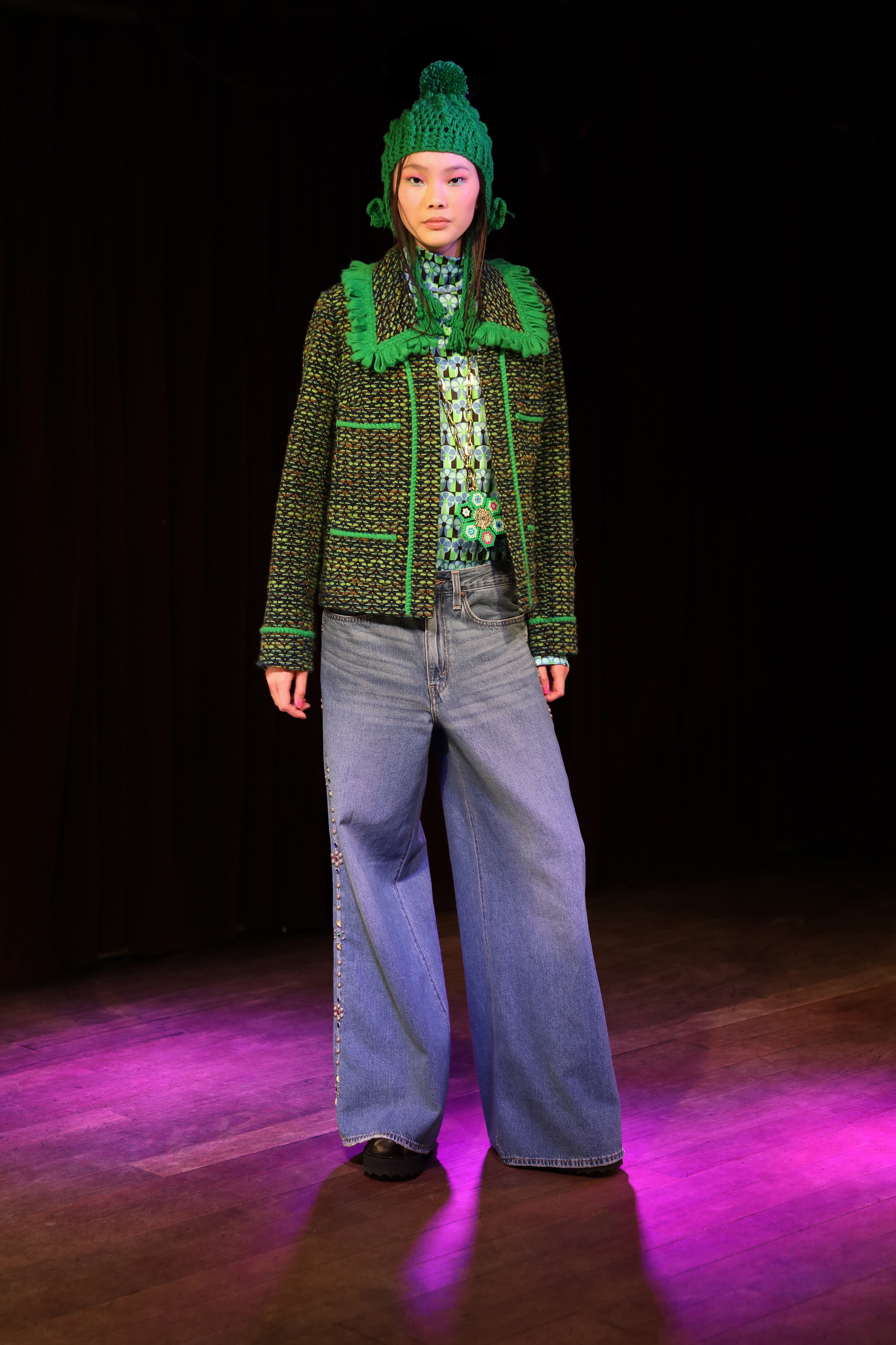 Butterfly Crochet Hat Clover Anna Sui