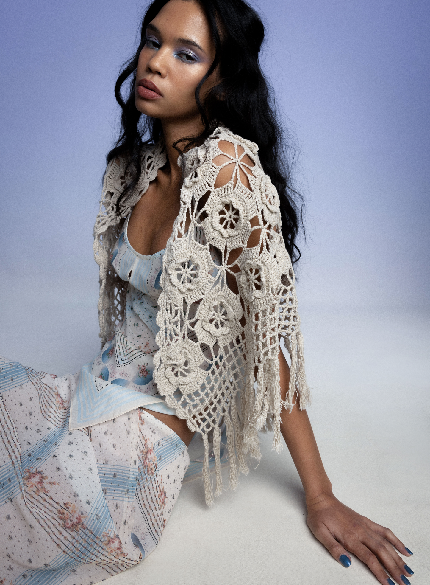 Heritage Scarf Print Apron Top