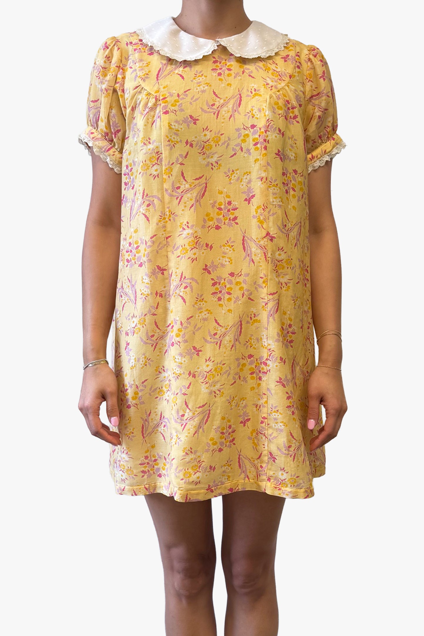Arcadia Blossom Print Babydoll Dress