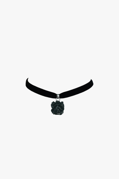 Retrolite Rose Velvet Choker