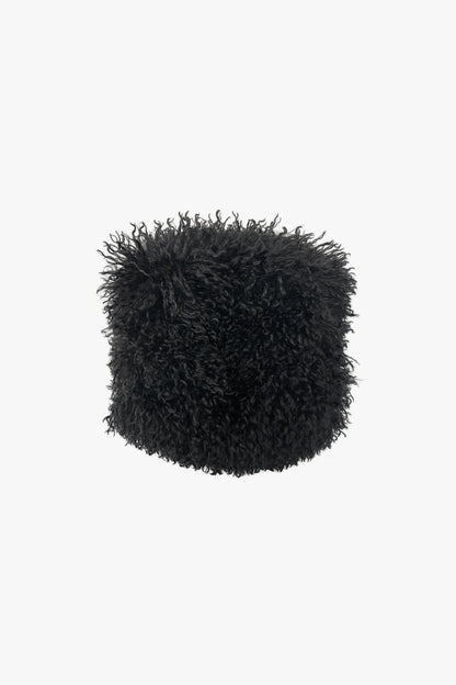 Faux Fur Muff - Black