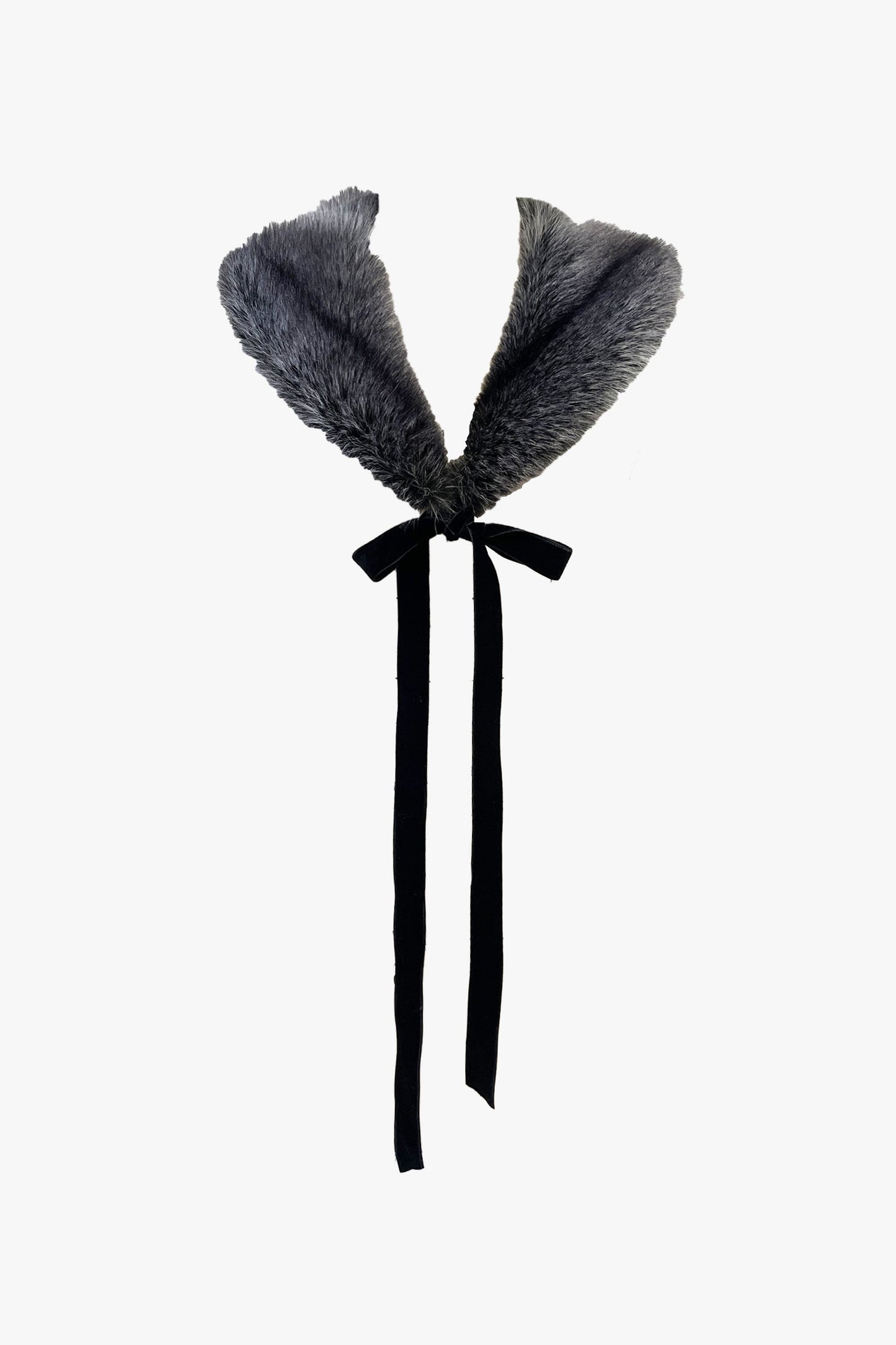 Faux Silver Fox Collar