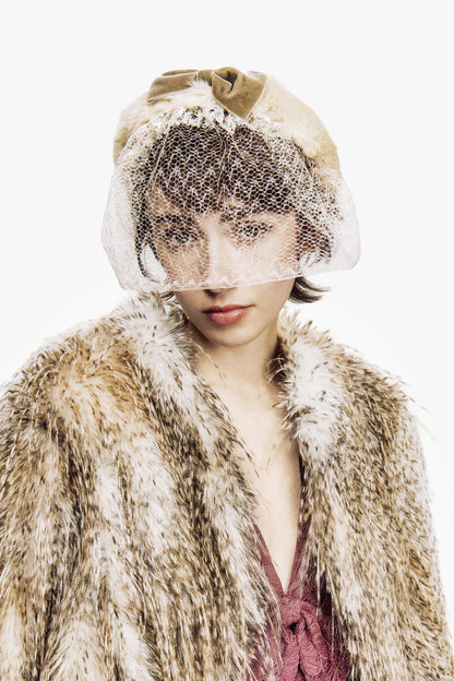 Mink Faux Fur Veil