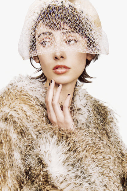 Mink Faux Fur Veil