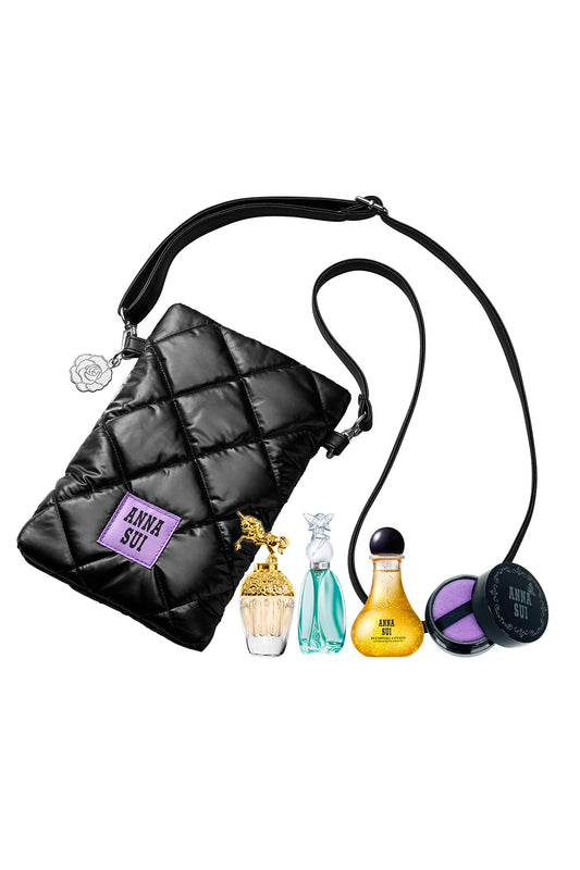 Anna Sui Quilted Crossbody & Beauty Gift Set- Complimentary with any $400 Purchase