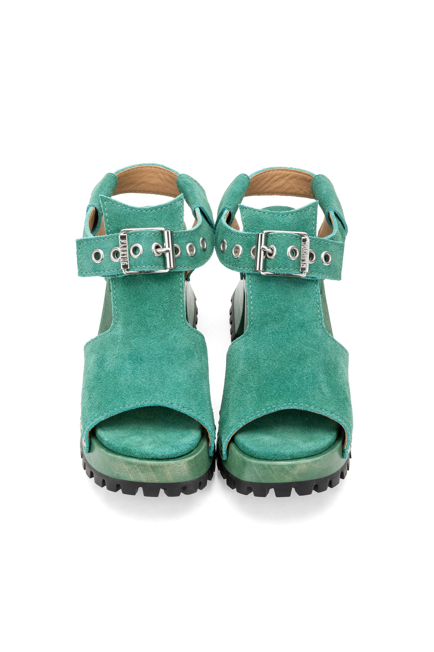 John Fluevog x Anna Sui Clog Sandals - Green