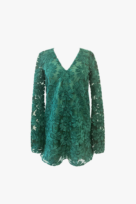 Chenille Floral Tunic