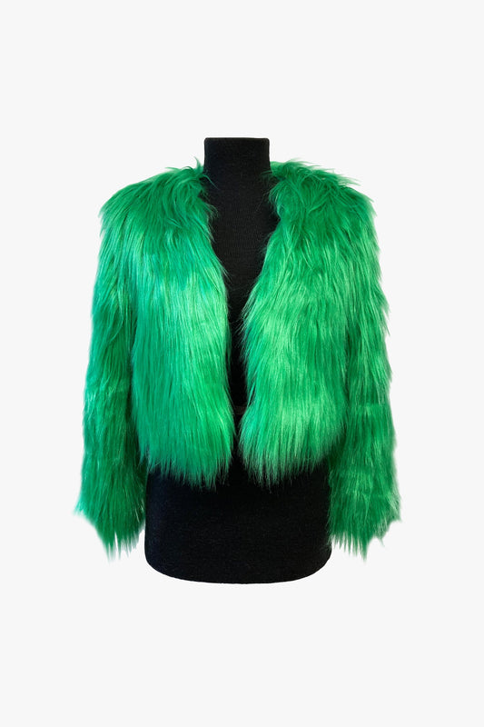 Faux Fur Cropped Jacket