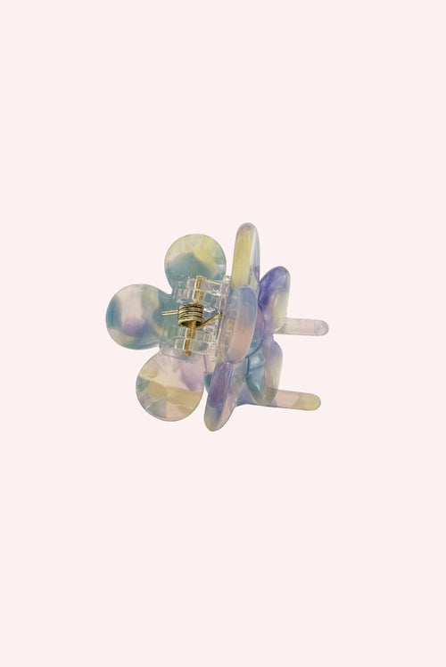 Medium Forget Me Not Flower Clip <br> Aquamarine - Anna Sui