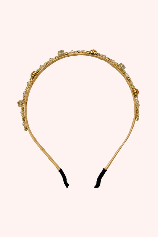 Gold Crystal Queen Glimmering Headband