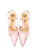 John Fluevog x Anna Sui Slingback Heels - Pink