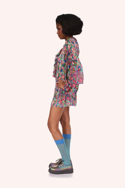 Giverny Combo Ruffled Tunic