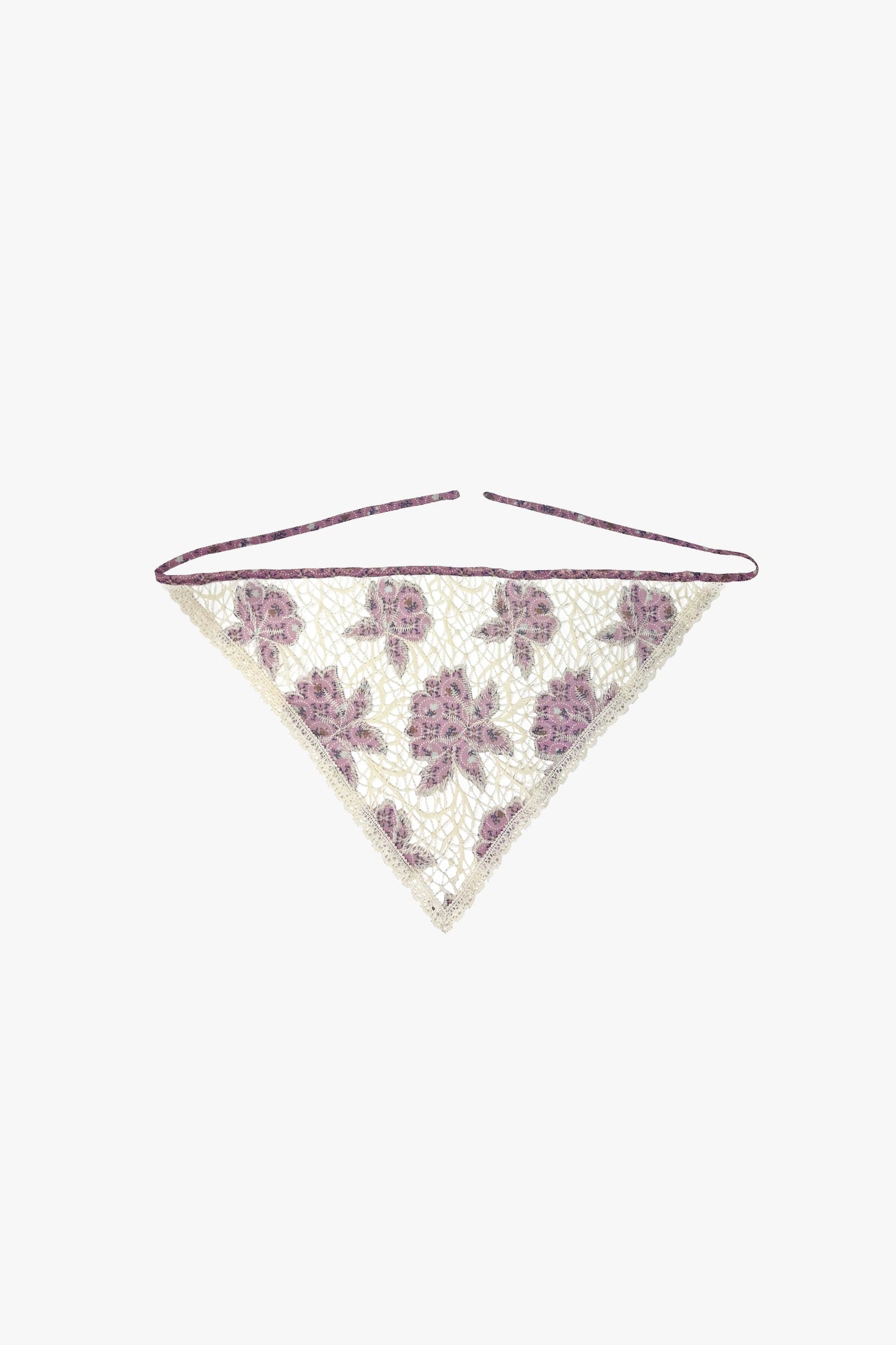 Medallion Floral Lace Headscarf