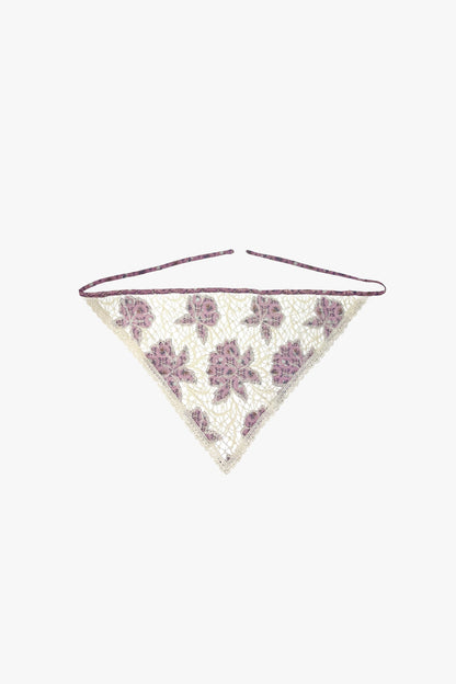 Medallion Floral Lace Headscarf