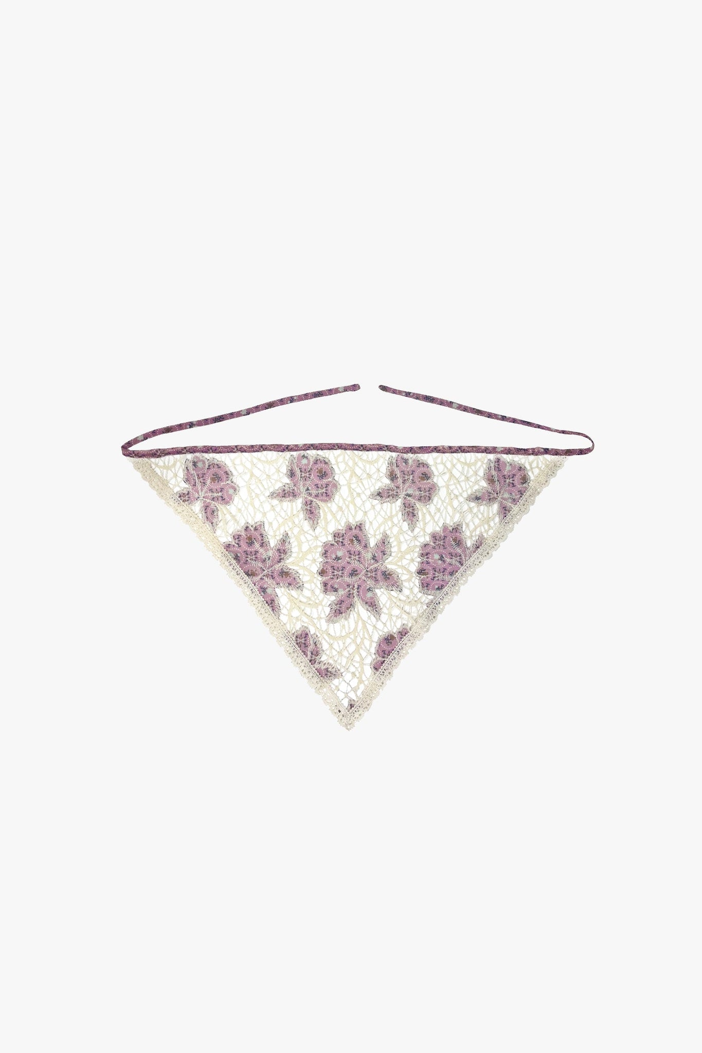 Medallion Floral Lace Headscarf