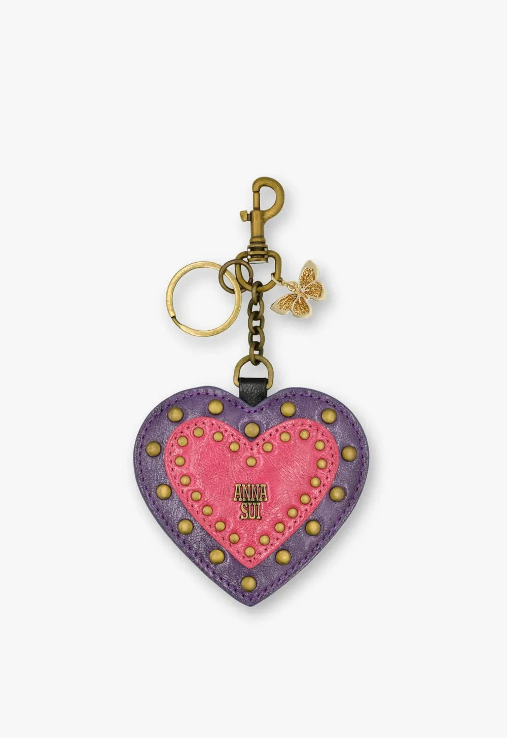 Purple Heart Bag Charm
