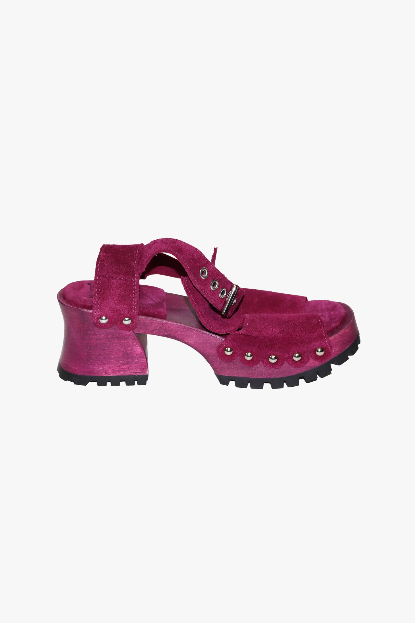 John Fluevog x Anna Sui Clog Sandals - Purple (Sample)