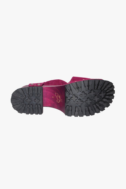 John Fluevog x Anna Sui Clog Sandals - Purple (Sample)