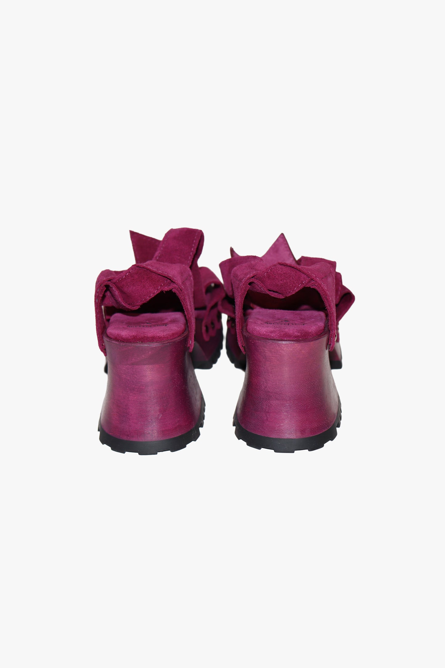 John Fluevog x Anna Sui Clog Sandals - Purple (Sample)