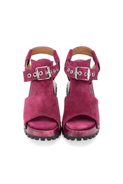 John Fluevog x Anna Sui Clog Sandals - Purple