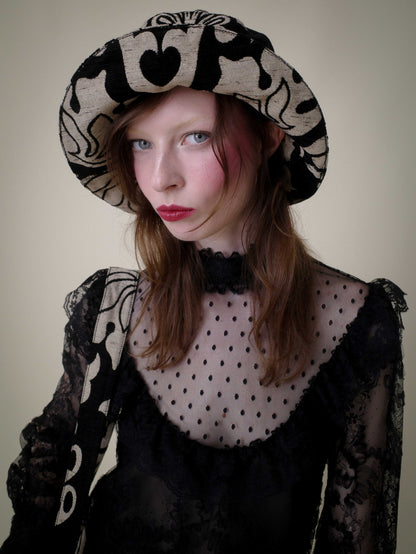 Beardsley Tapestry Oversized Brim Hat