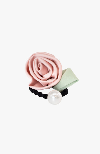 Rose Flower Pearl  Pony - Pink