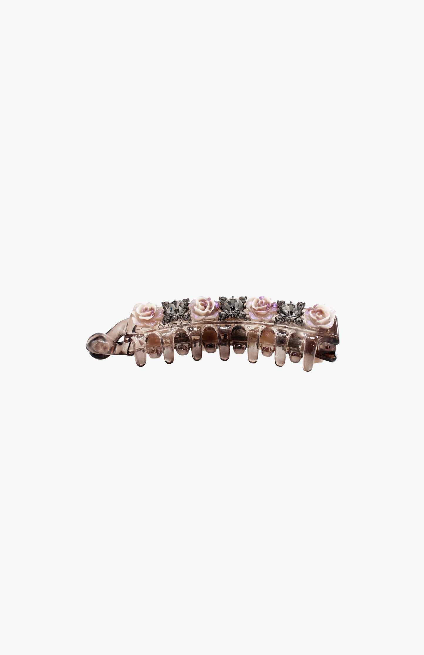 Rose Bloom Jeweled Chignon