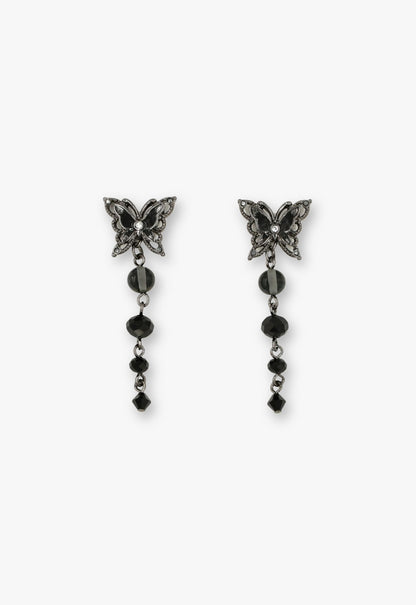 Midnight Flutter Convertible Earrings
