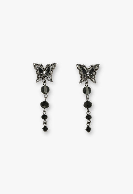 Midnight Flutter Convertible Earrings