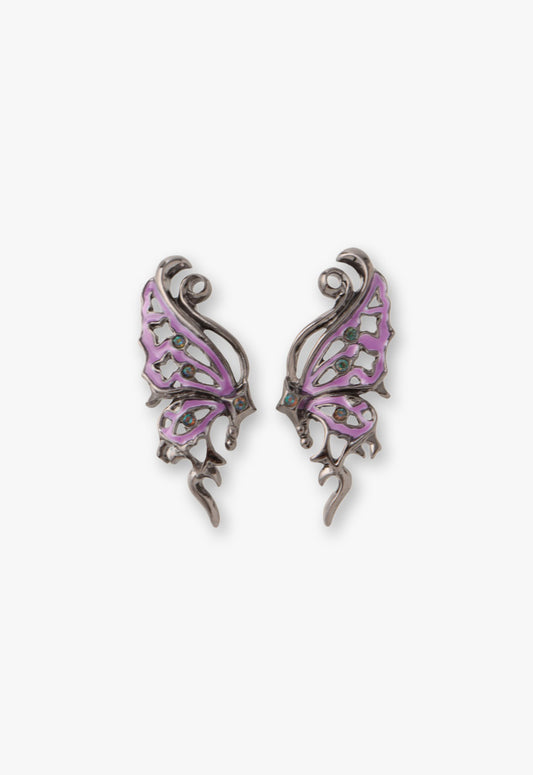 Mystical Butterfly Stud Earrings