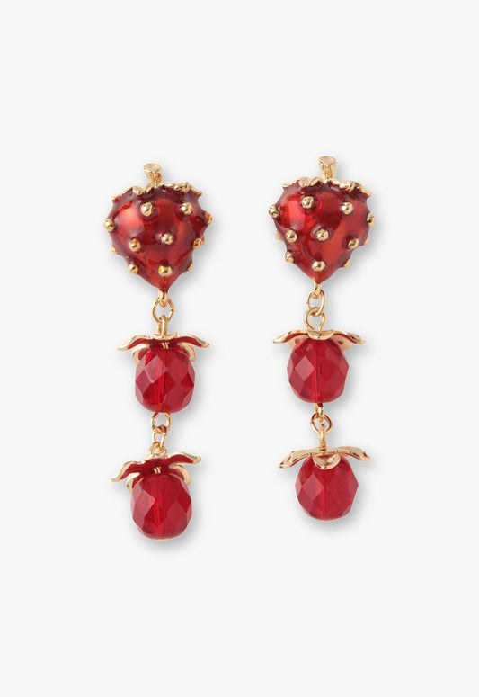 Strawberry Delight Dangling Earrings