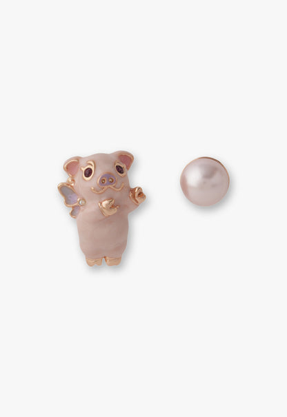 Playful Piglet Earrings