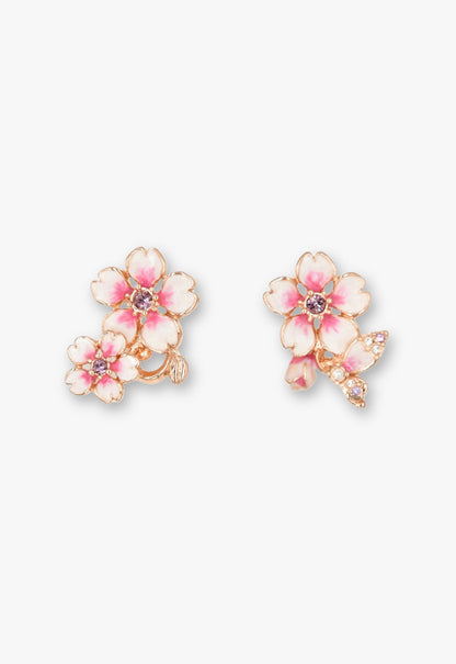 Cherry Blossom Dangling Earrings