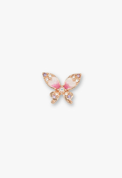 Crystal Bloom Butterfly Earrings