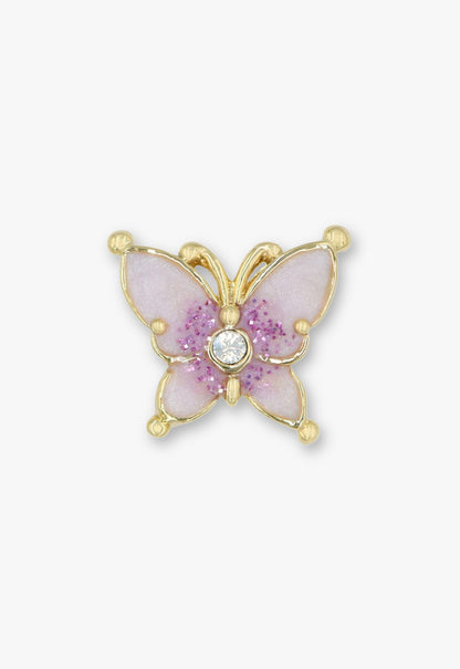Twilight Butterfly Drop Earrings - Gold