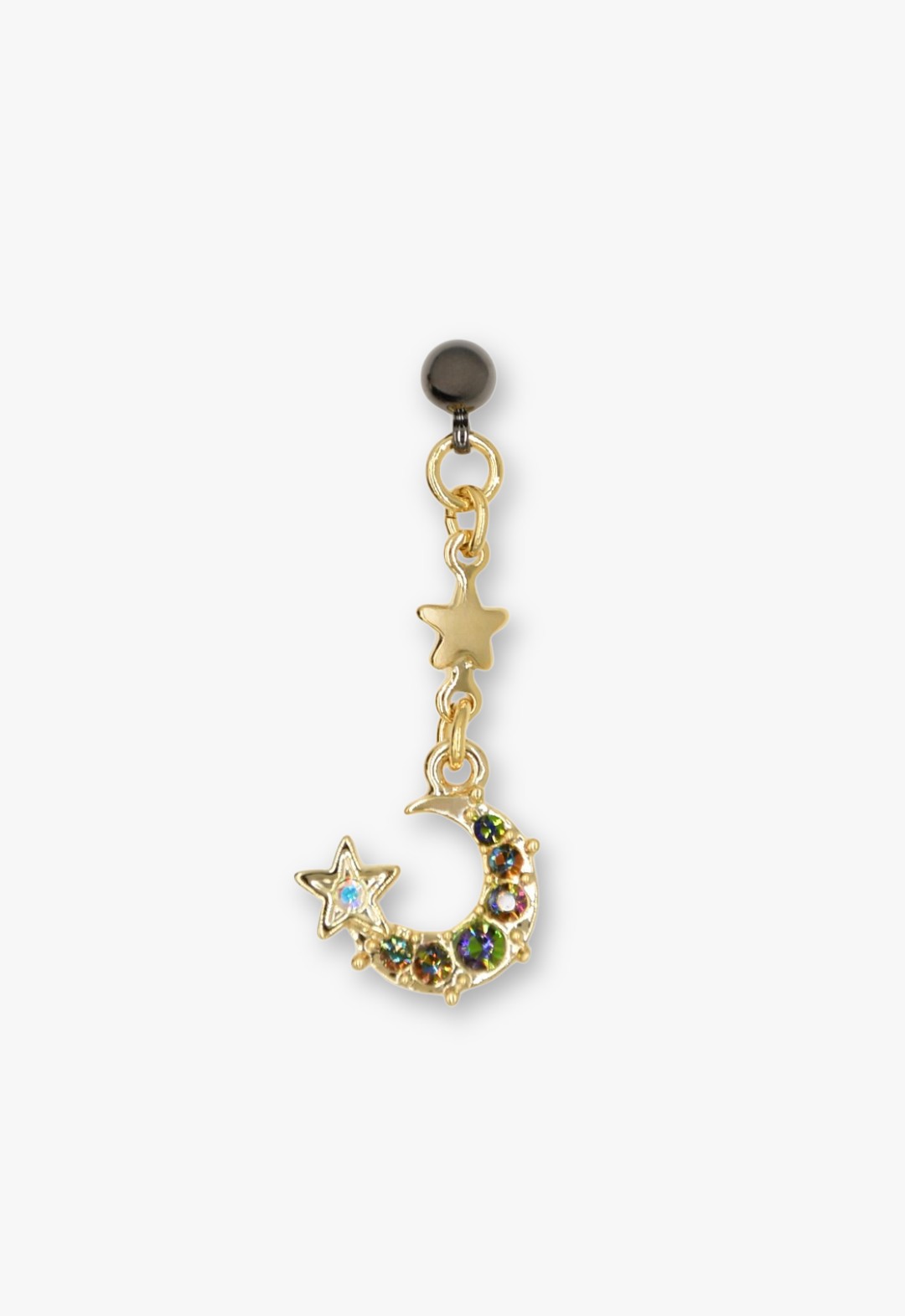 Midnight Kitty & Moon Earrings