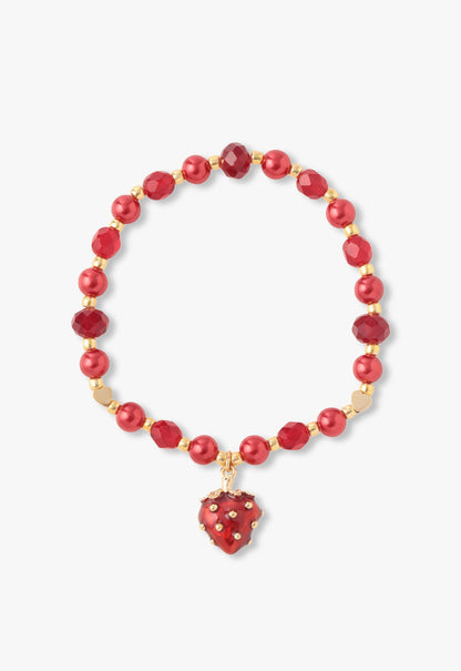 Sweet Strawberry Charm Bracelet