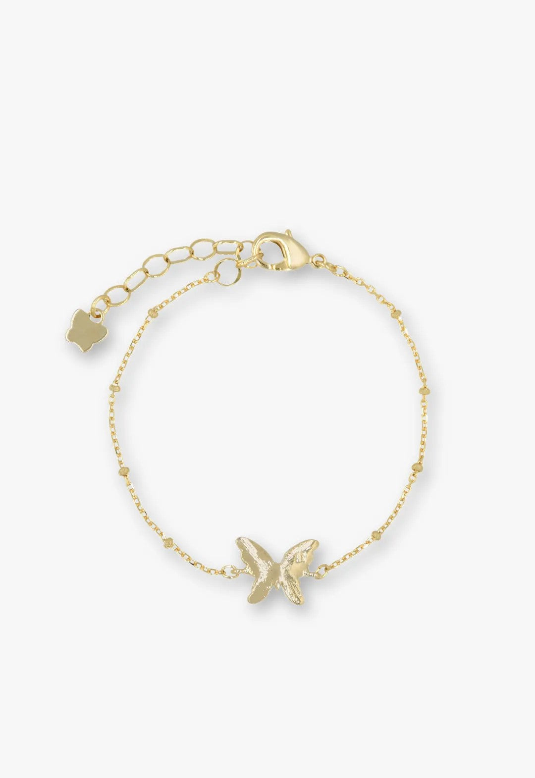 Shining Butterfly Bracelet - Pink Gold
