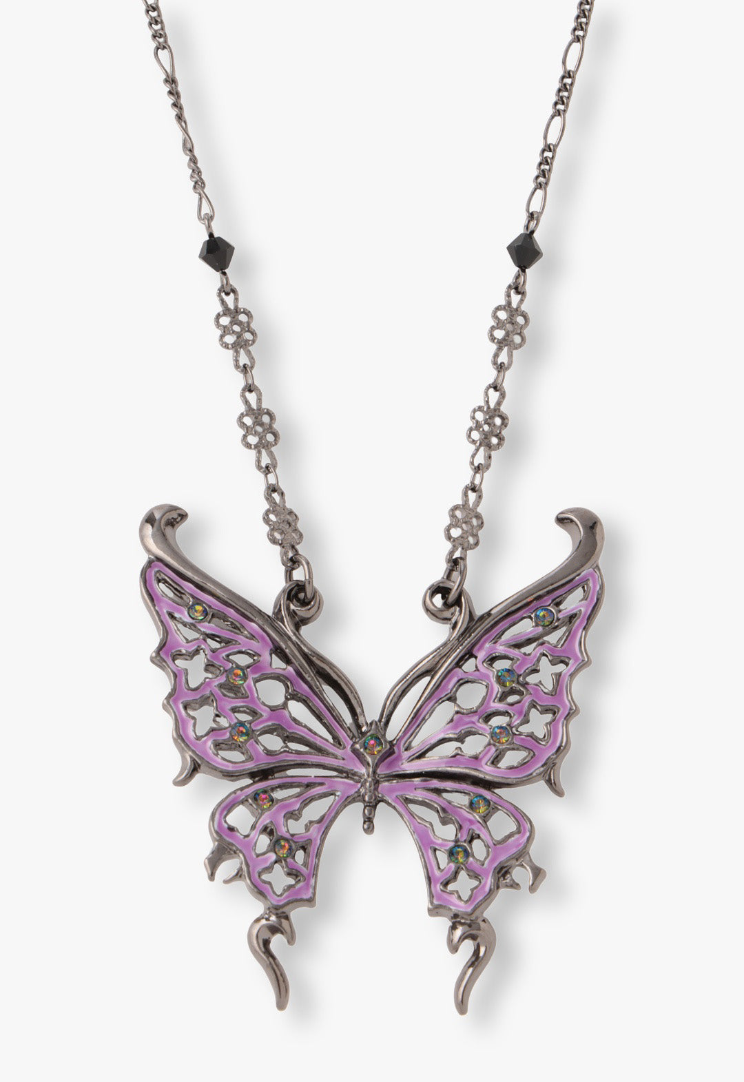 Rock & Roll Butterfly Necklace