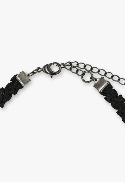 Midnight Swan Pearl Choker