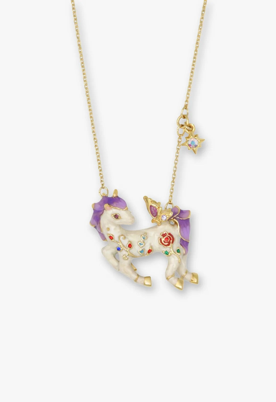 Twilight Unicorn Necklace - Ivory