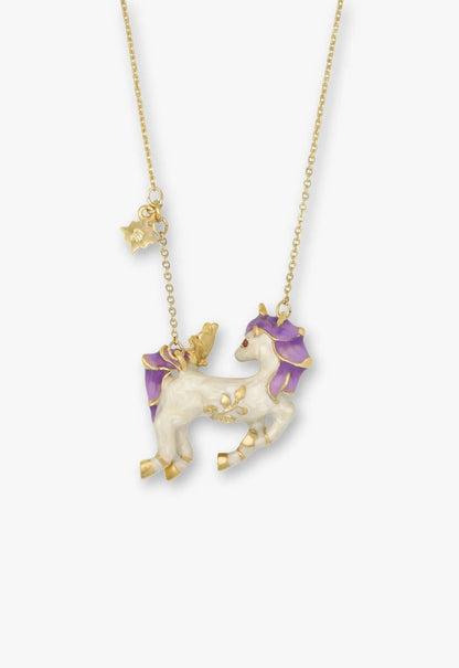 Twilight Unicorn Necklace - Ivory