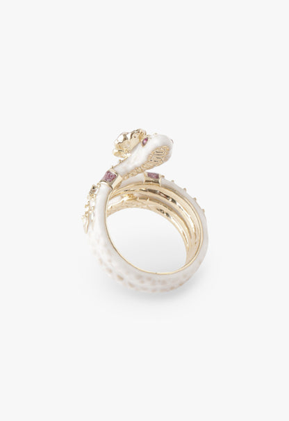 Bejeweled Snake Ring