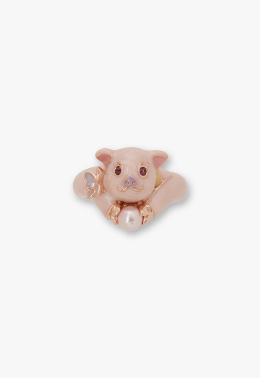 Happy Piggy Ring