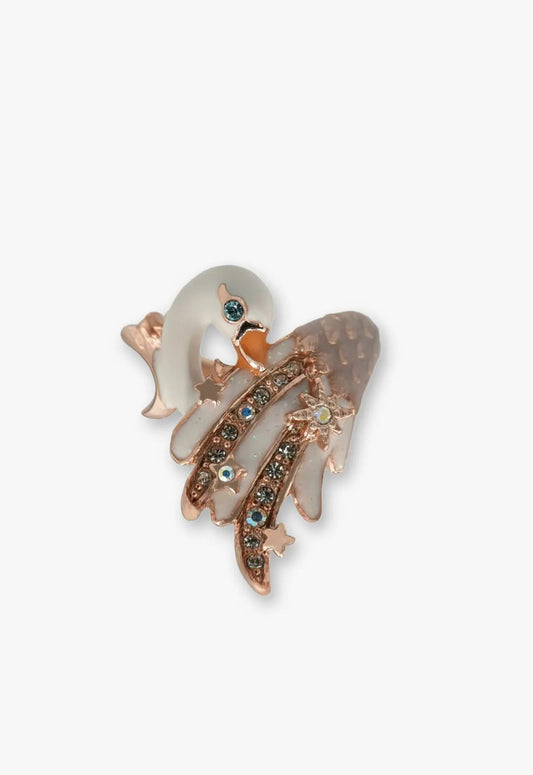 Celestial Swan Ring - Ivory