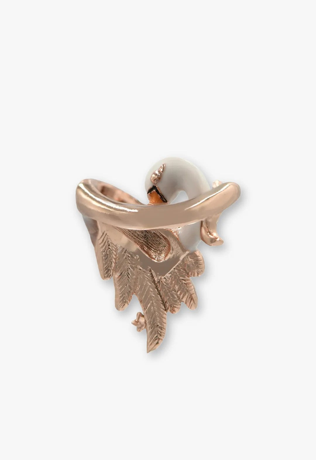 Celestial Swan Ring - Ivory