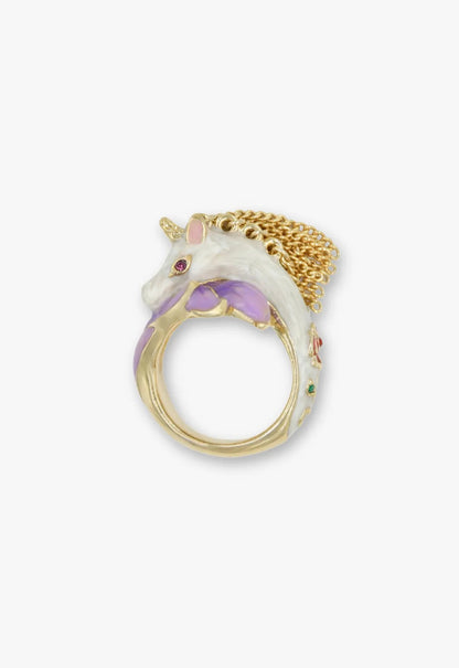 Enchanted Unicorn Ring - Ivory